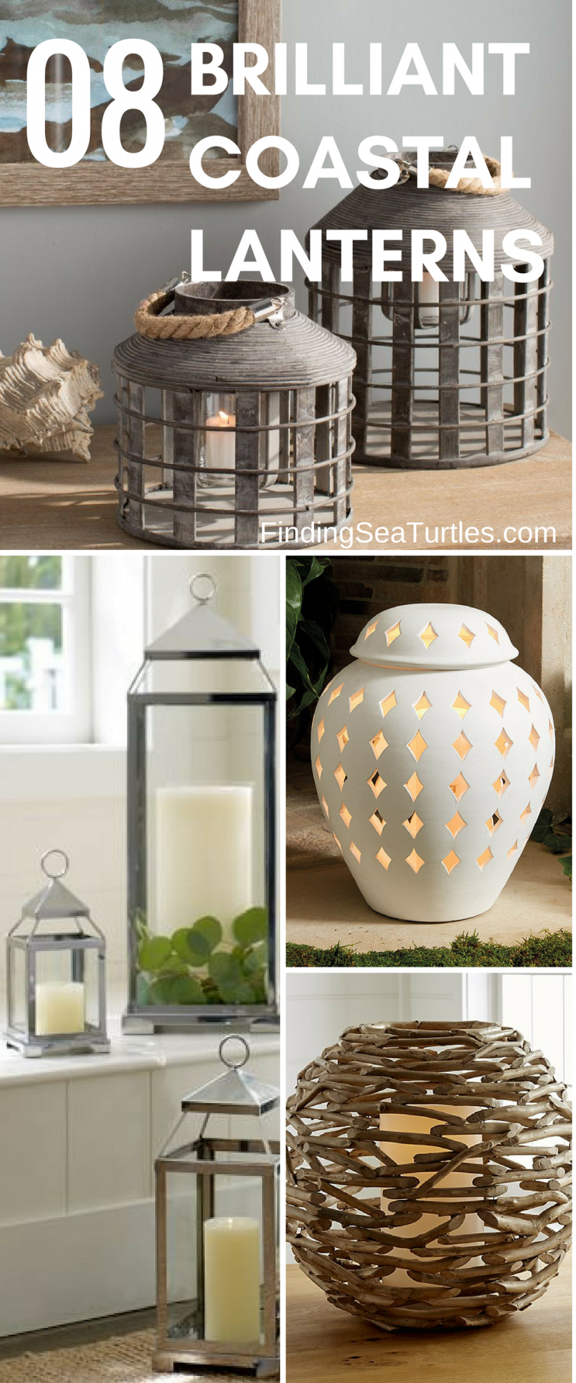 8 Beach Worthy Lanterns to Illuminate your Coastal Home