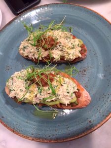 Mayfair Chippy - Cornish Crab And Avocado On Toast #london