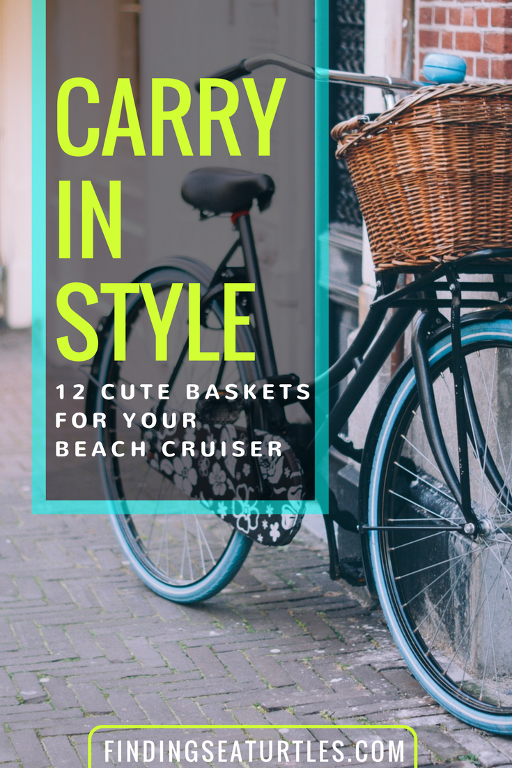 beach bike with basket