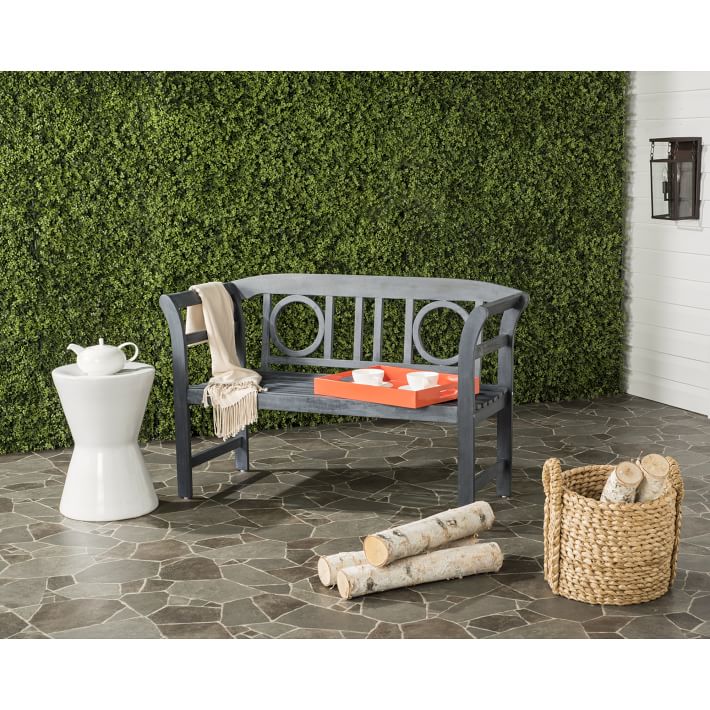 18 Glorious Benches to Accent Your Gardenscape #bench #gardenbench #moorparkgardenbench