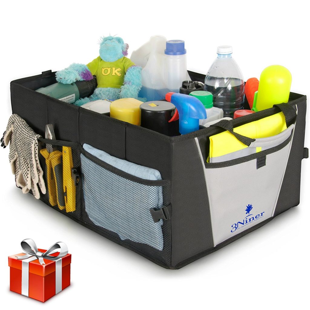 12 Products that Will Clean Your Car Faster Than Ever! #carcleaningtote #cleancartote #cleaningstorage #3ninertote