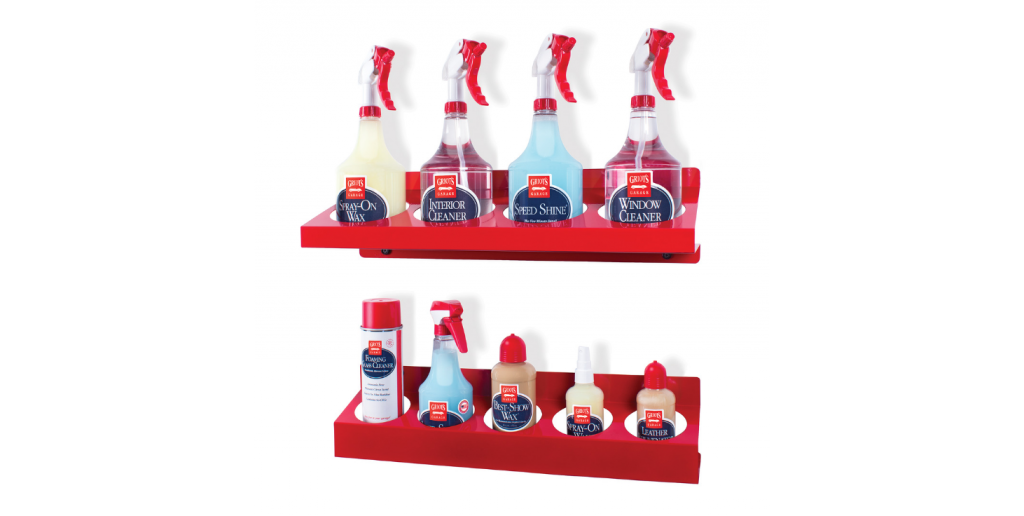 25 Organization Hacks for Your Garage Workshop - 35 Ounce Bottle Rack #garage #organize #tool #workshop #hack