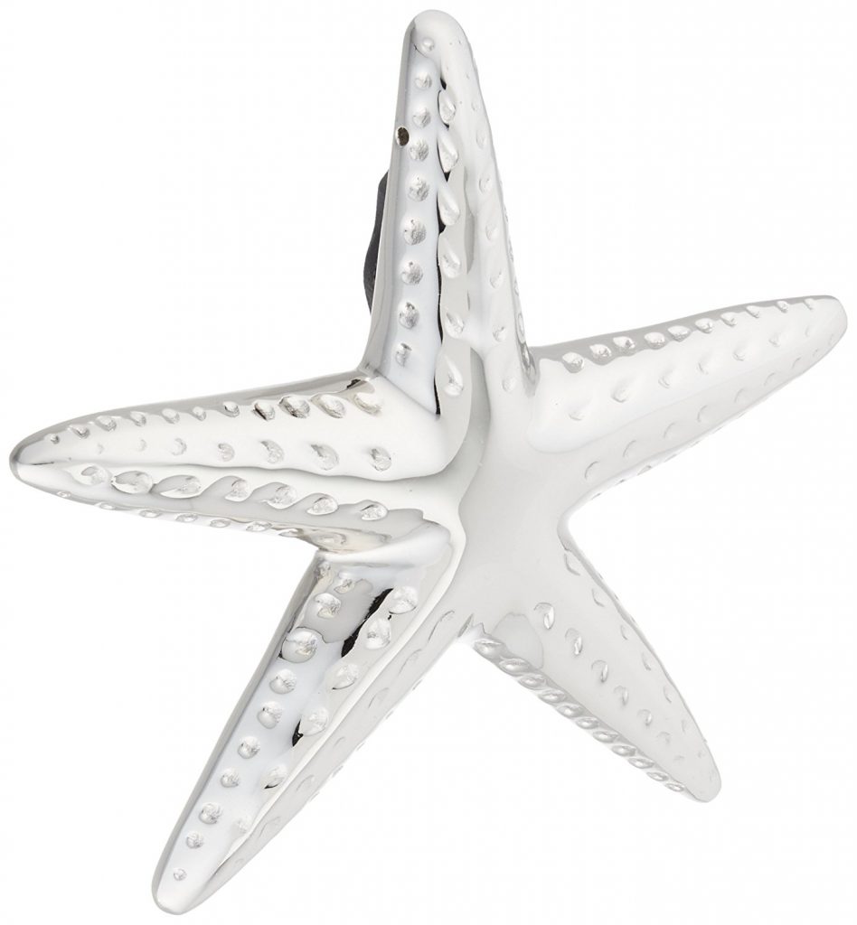 Curb Appeal DIY Embellish Your Coastal Front Door - Starfish Door Knocker Nickel Silver #CoastDecor #BeachDecor #DIY #CurbAppeal #FrontDoor 