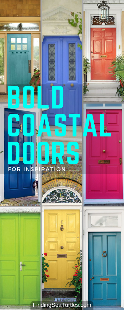 9 Stunningly Bold Coastal Front Doors #CoastalDecor #CoastalHome #DIY #BeachHouse