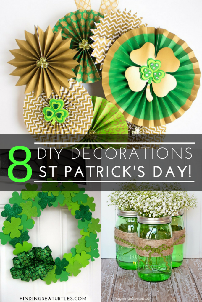 Coastal Decor DIY:  8 St. Patrick’s Day Decor Ideas #diy #craft #coastaldecor #stpatricksday