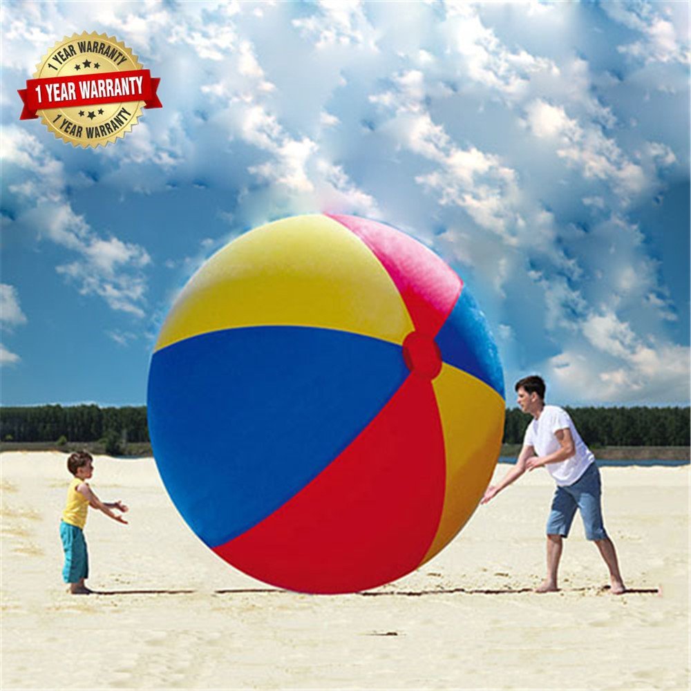 Summer Family Fun 80 Inch Over Sized Giant Inflatable Beach Ball #FamilyFun #SummerFun #SummerGames #Summer #BeachBall 