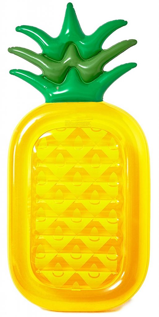 Summer Family Fun Inflatable Pineapple Pool Float #PoolFloat #SummerFun #SummerPoolFun #FamilyFun