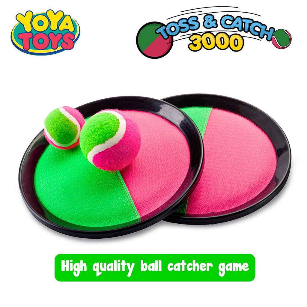 Summer Family Fun YoYa Toys Toss & Catch Paddles Game Set 