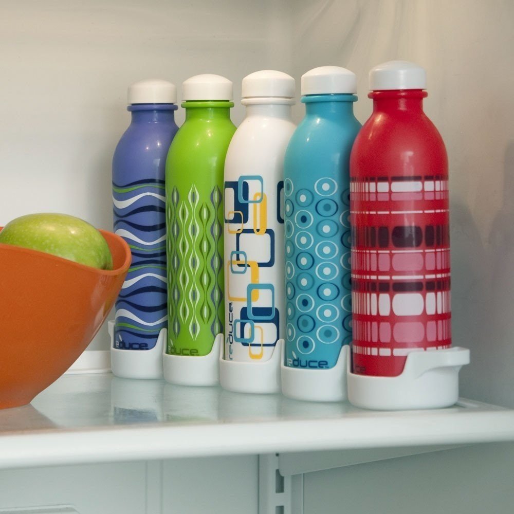 10 Mind Blowing Refrigerator Organization Hacks Reduce WaterWeek Reusable Water Bottle Set #Organize #Organization #OrganizedRefrigerator #Fridge #Refrigerator #RefrigeratorStorage #Storage #SaveTime #SaveMoney