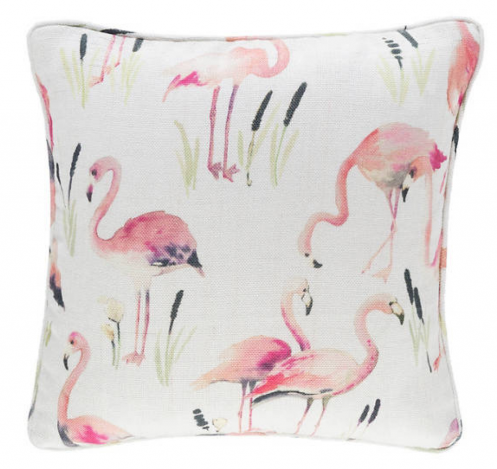 25 Pretty in Pink Gifts for Mom Flamingos Indoor Outdoor Pillow #PineConeHill #MothersDay #GiftsForMom #PinkGiftsForMom #MothersDayGifts #PrettyPinkGifts