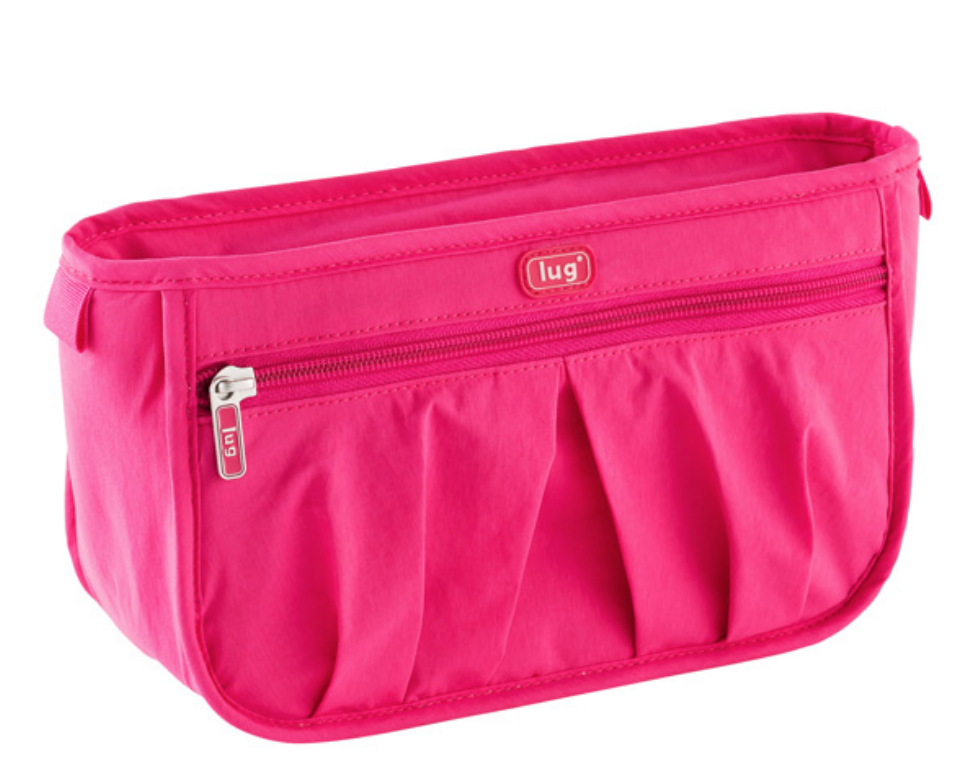 25 Pretty in Pink Gifts for Mom Pink Parasail Makeup Bag #MothersDay #GiftsForMom #PinkGiftsForMom #MothersDayGifts #PrettyPinkGifts #ContainerStore