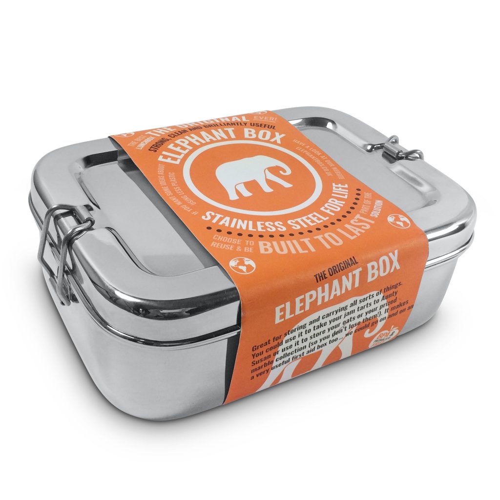 Elephant box. Stainless Steel lunch Box.