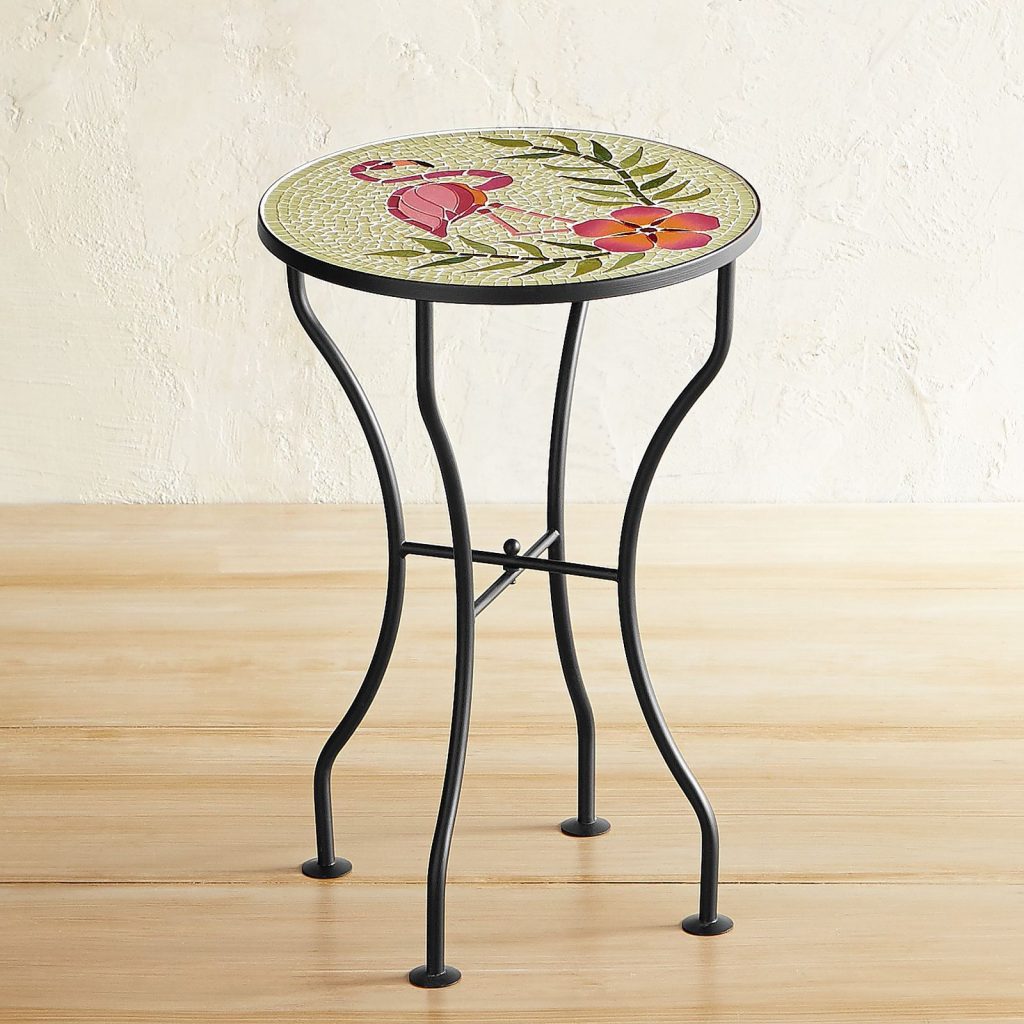 Flamingo iron bistro online table