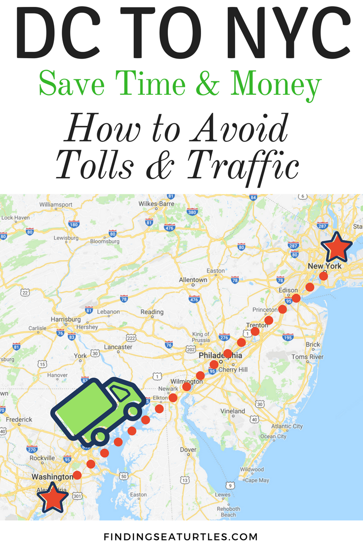 How to Avoid Tolls when Driving from DC to NYC