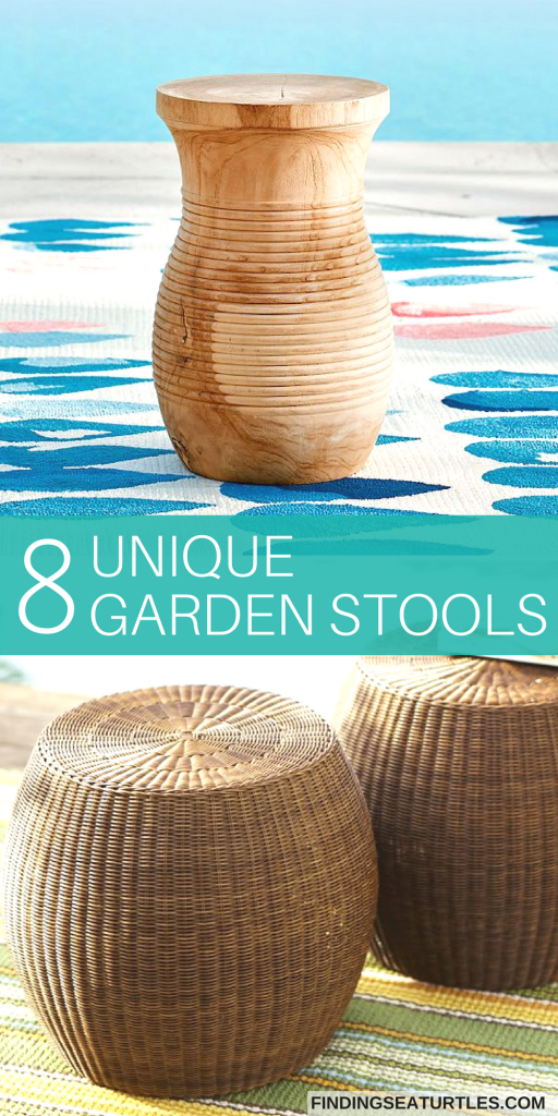 8 Gorgeous Garden Stools #GardenStools #Garden #Patio #Porch #OutdoorLiving