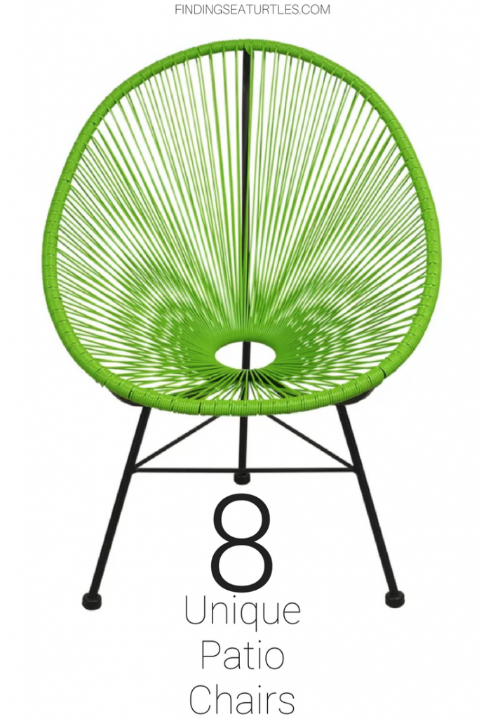 8 Cool Patio Chairs #Patio #Porch #Balcony #PatioChairs #OutdoorChairs