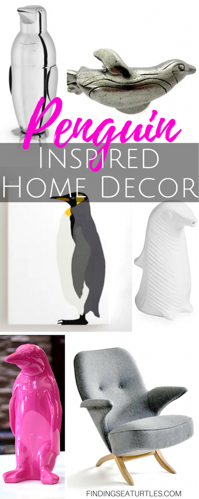 10 Cool Penguin Accessories for your Coastal Home #penguin #sealife #oceanlife #homedecor #coastalstyle #beachhouse