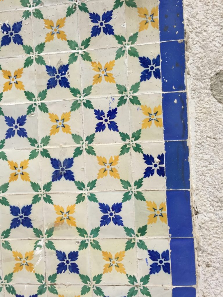 Old World Tiles of Lisbon, Portugal Tile 9 #Lisboa #Lisbon #Portugal #PortugalTravel #TravelPortugal #BeautifulPortugal #Alfama #PortugueseTiles #LovePortugal