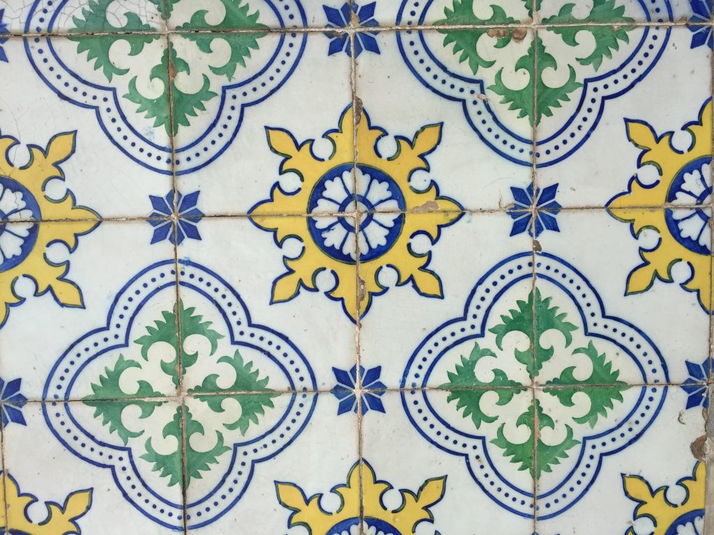 Old World Tiles of Lisbon, Portugal Tile 2 #Lisboa #Lisbon #Portugal #PortugalTravel #TravelPortugal #BeautifulPortugal #Alfama #PortugueseTiles #OldWorldTiles 