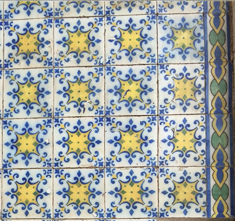 Old World Tiles of Lisbon, Portugal Tile 1 #Lisbon #Lisboa #Portugal #TravelPortugal #PortugalTravel #PortugueseTiles #BeautifulTiles