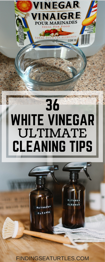 36 Vinegar Cleaning Tips for Kitchen and Bathroom #Vinegar #VinegarCleaning #DIY #DIYCleaning #BudgetFriendly #Frugal #FrugalCleaning #FrugalLiving #BakingSodaCleaning #saltCleaning #CleanHome #HouseCleaning 