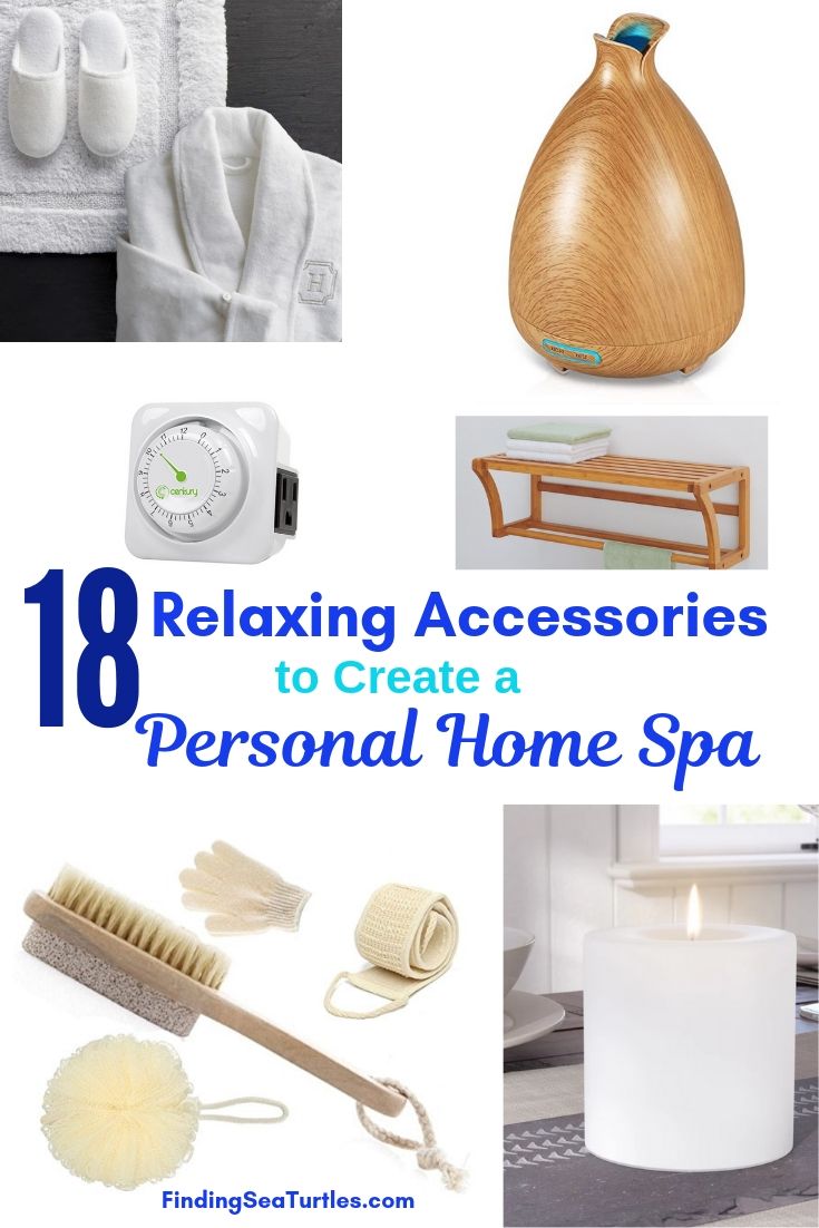 18 Relaxing Accessories To Create A Personal Home Spa #HomeSpa #SpaAccessories #SpaBathAccessories #DIYSpa #SelfCare #SelfHelp