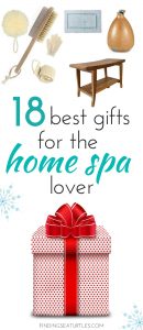 Gift the gift of a home spa with these 18 Bath Accessories #spa #bathroom #homespa #pamperyourself #spaaccessories #metime #bathaccessories