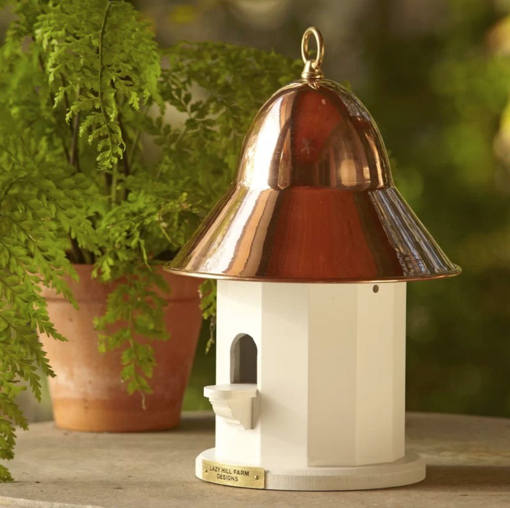 10 Blissful Birdhouses To Attract Birds That Serenade Whilhemina Birdhouse By Lazy Hill Farm Designs #BlissfulBirdhouses #Birdhouses #Garden #Gardening #AttractsBirds #WilheminaBirdhouse 