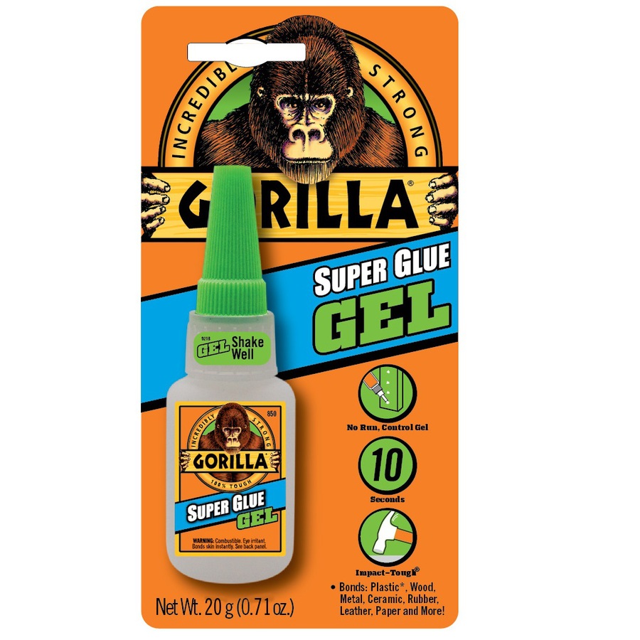 20 Must-Haves for the Home Tool Box - Gorilla Super Glue Gel #DIY #Tools #Toolbox #MustHaveTools #HomeRepair #FirstTimeHomeowner #Homeowner