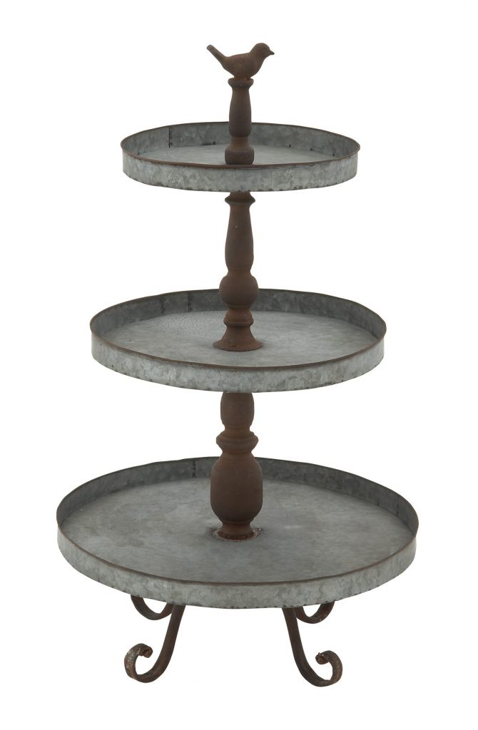 Celebrate the Holidays in Style Classic Metal 3 Tier Tray #TierStand #TierTrayStand #MetalTierStand #Decor #HomeDecor #Decorate