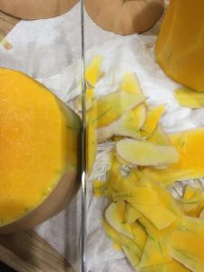 How To Cut A Butternut Squash For Cooking Cut Lower Half Of Squash #ButternutSquash #DIY #PrepButternutSquash #QuickAndEasy #HealthyEating 