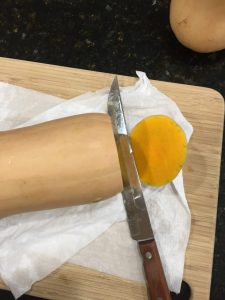 How To Cut A Butternut Squash For Cooking Cut Squast Top