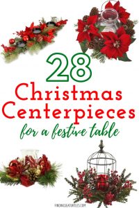 28 Christmas Centerpieces to Welcome House Guests #Gifts #Centerpiece #ChristmasCenterpiece #Christmas #Decor #ChristmasEvergreens