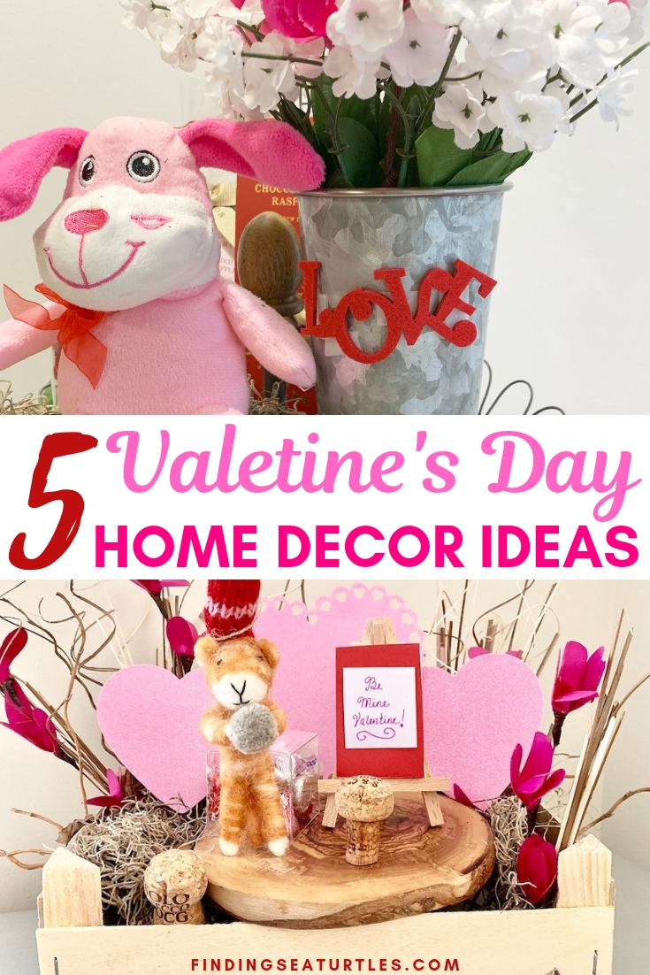 5 Valentine’s Day Home Decor Ideas 5 Valentines Day Home Decor Ideas #Farmhouse #Affordable #SimpleDecor #QuickAndEasy #BudgetFriendly #Valentine #ValentinesDay #DIY #StValentinesDecor #FarmhouseDecor