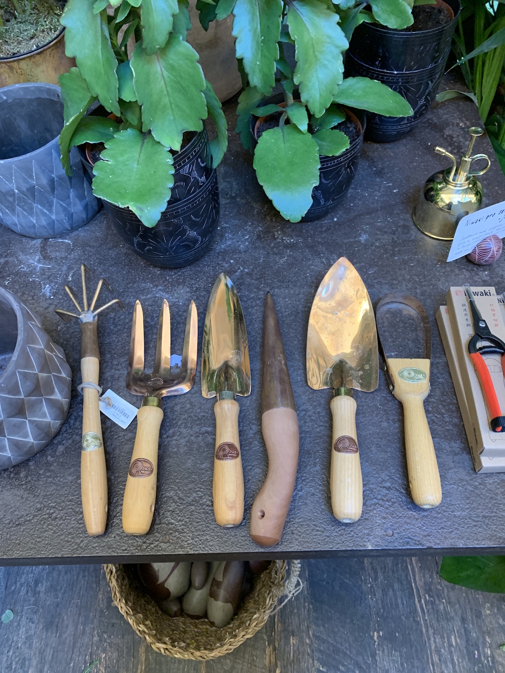 7 Things to do at Petersham Nurseries Petersham Garden Hand Tools and House Plants #PetershamNurseries #Garden #GardenTools #GardenSupplies #Gardening #HomeDecor #GardenDecor #London #CoventGarden