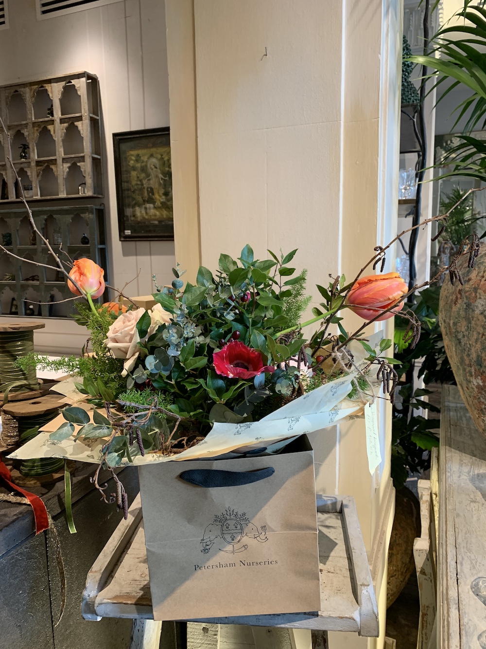 7 Things to do at Petersham Nurseries Petersham Arrangement #PetershamNurseries #Garden #GardenTools #GardenSupplies #Gardening #HomeDecor #GardenDecor #London #CoventGarden