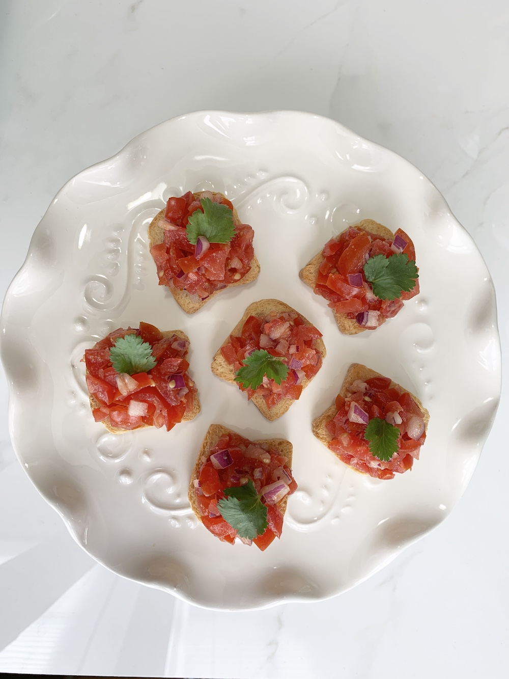Grape Tomato Bruschetta, a Quick and Easy Appetizer Grape Tomato Bruschetta #Bruschetta #GrapeTomatoes #TomatoBruschetta #QuickandEasy #BudgetFriendly #Affordable #Healthy #Appetizer #AffordableFood #SaveTime #SaveMoney