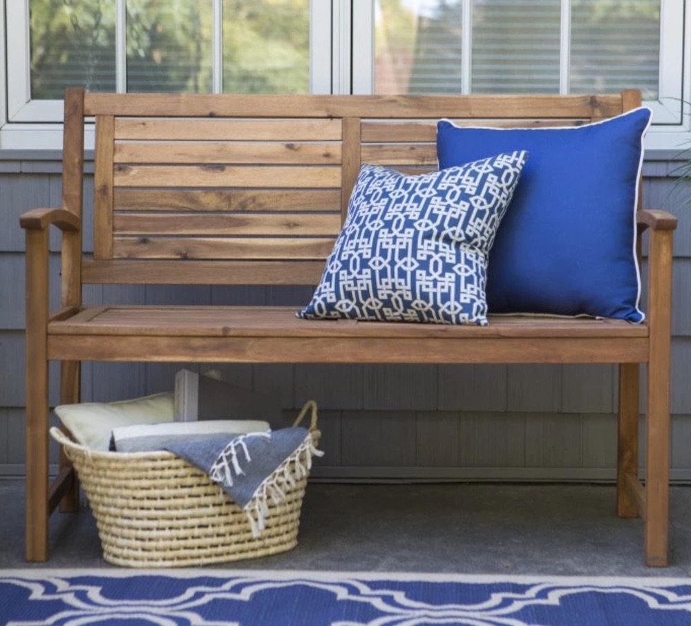 8 Garden Benches for a Restful Break Norwood Garden Bench #Garden #Gardening #Landscape #Landscaping #GardenBench #Benches #OutdoorBench #Patio #Deck #Porch