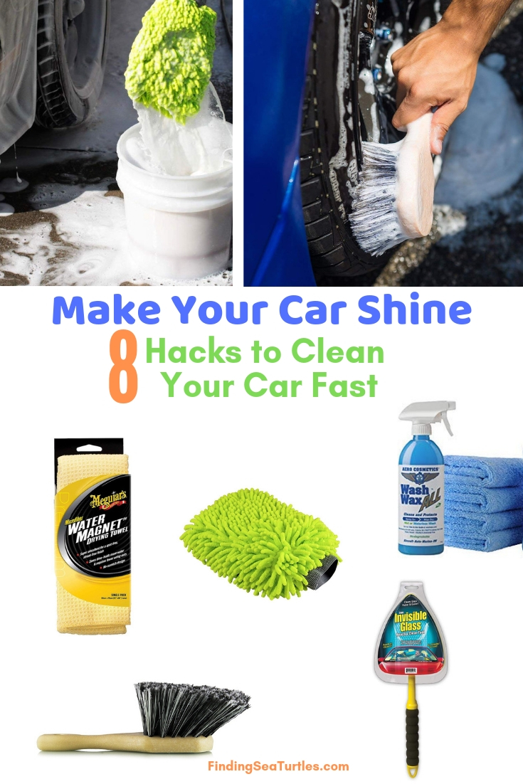 Make Your Car Shine 8 Hacks To Clean Your Car Fast Clean Your Car Fast! 8 Time Saving Car Cleaning Hacks #Cleaning #CarCleaning #CleanCar #QuickAndEasy #SaveMoney #SaveTime #BudgetFriendly 