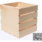 17 Farmhouse Crates for an Orderly Home Square Crate #WoodCrates #Farmhouse #FarmhouseDecor #FarmhouseCrates #RusticDecor #Storage #Organization #OrganizedHome #IndustrialDecor 