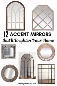 12 Accent Mirrors with Rustic, Farmhouse Style