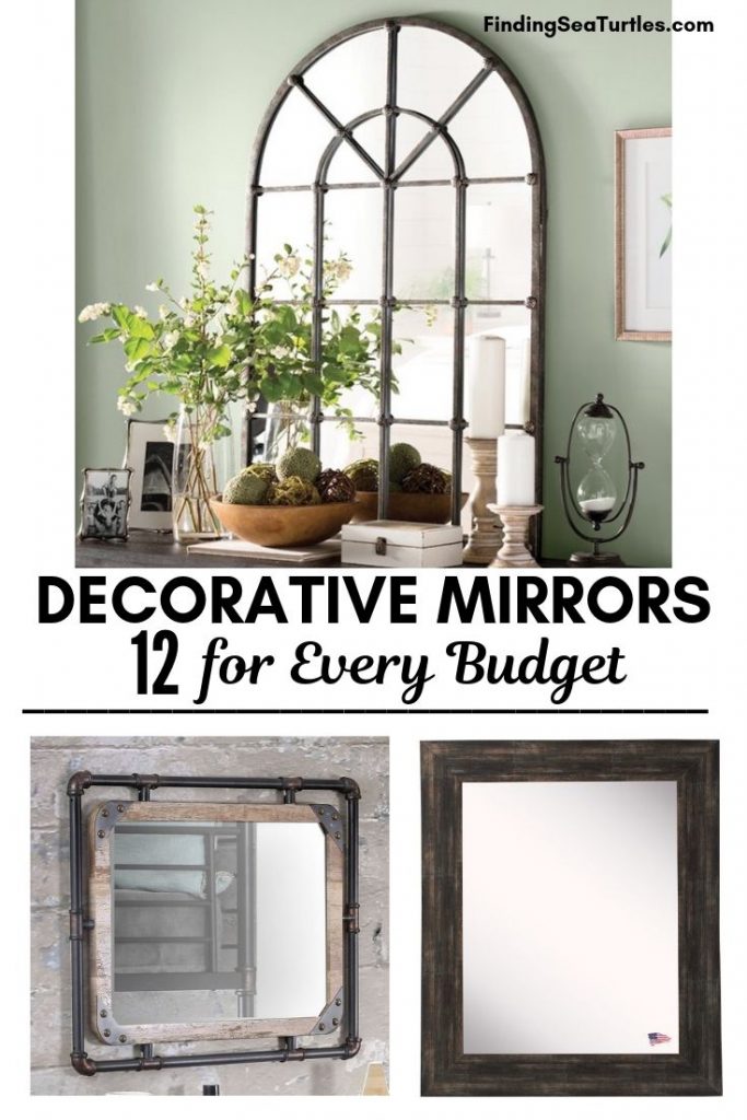 12 Accent Mirrors with Rustic, Farmhouse Style