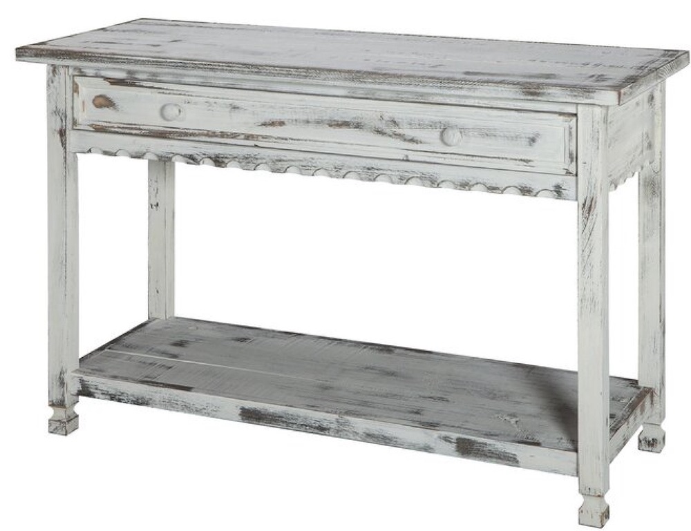 21 Farmhouse Console Tables For Entryways, 36 Inch Wide Console Table With Drawers
