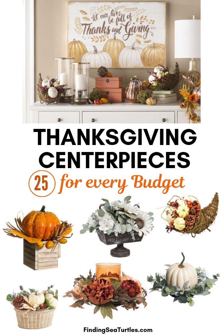 Thanksgiving Centerpieces 25 for every Budget #Decor #ThanksgivingCenterpiece #FallCenterpiece #FallDecor #Thanksgiving #ThanksgivingTable #Centerpiece