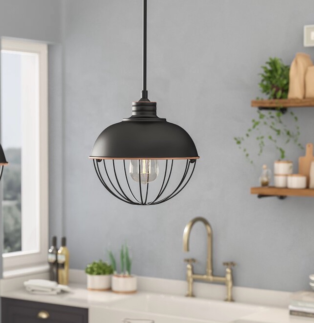 11 Best Warehouse Inspired Lighting Demi Globe Pendant #Decor #IndustrialDecor #IndustrialLighting #IndustrialPendants #WarehouseDecor #FactoryInspiredDecor