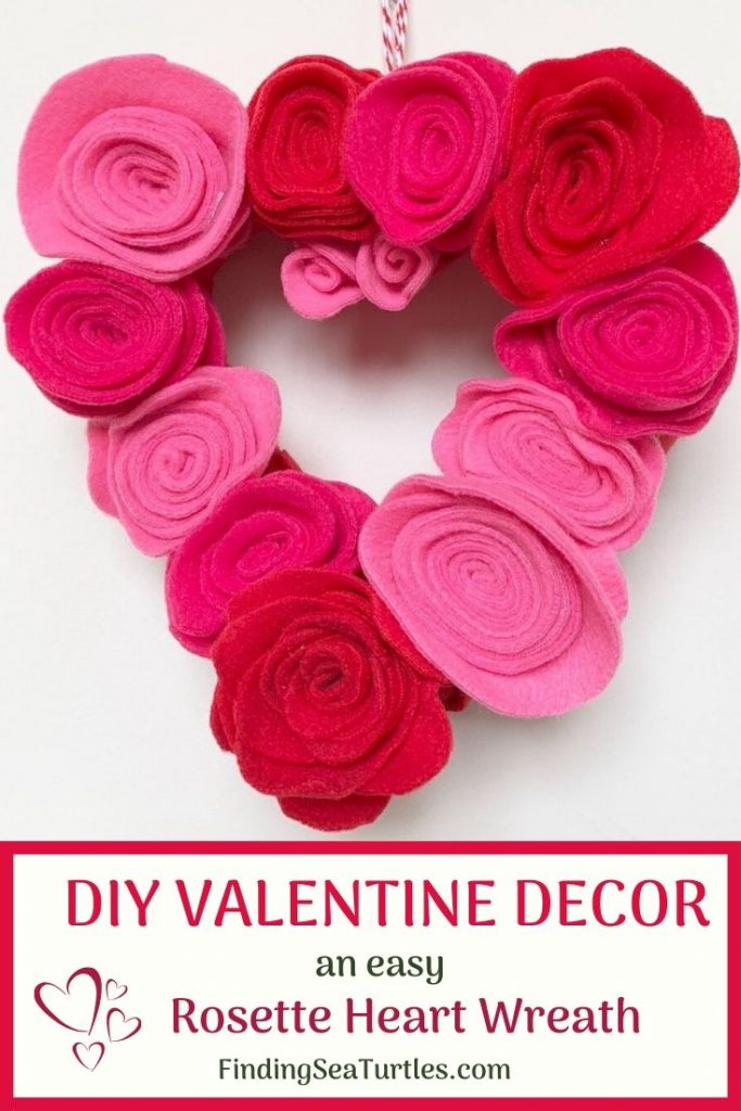 How to Make a Rosette Heart Wreath