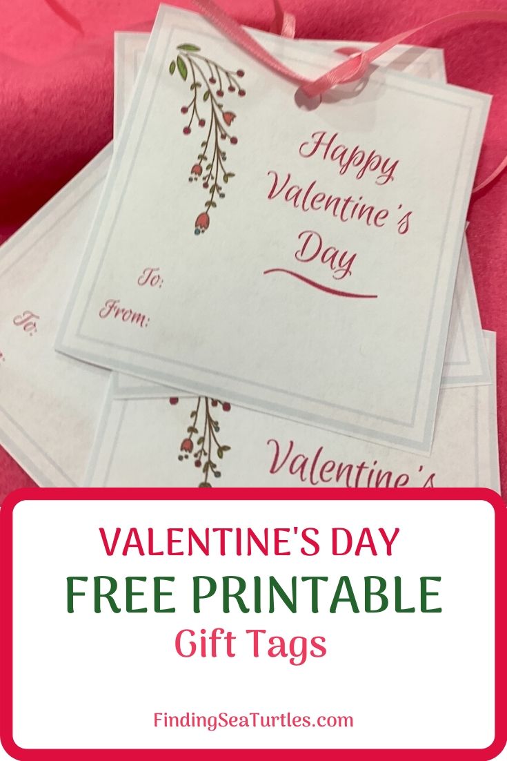 VALENTINE'S DAY Free Printable Gift Tags #ValentinesDay #ValentineGifts #DIY #GiftTags 