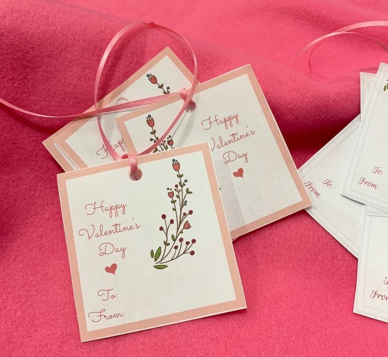 St. Valentines Day Free Printable Gift Tags