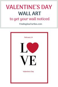 St. Valentines Day Free Printable Wall Art