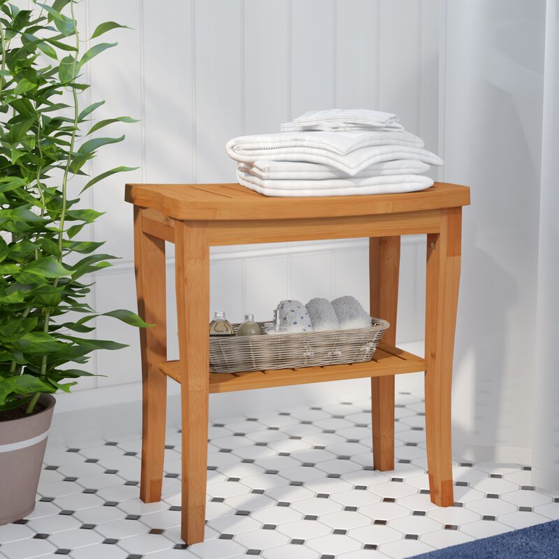 Pamper Yourself Bamboo Deluxe Bench Shower Seat #Spa #bathroom #HomeSpa #PamperYourself #SpaAccessories #MeTime #BathSpa #DIYHomeSpa #Relax #Soothing